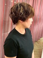 キャパサウス 春日 大野城店(CAPA south) ハイライトカラー ニュアンスパーマ ショート レイヤー 30代