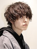 ルーシー 福岡大名店(LUCEY)&nbsp;ツイストスパイラルパーマ波巻きパーマメンズカットメンズパーマ