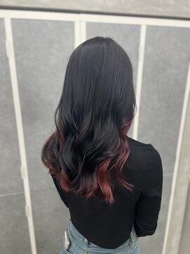 ドレスヘアーガーデン(DRESS HAIR GARDEN) inner color × pink