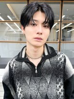 ソアメンズ 渋谷(soar men's) ハーフアップバング◎ニュアンスパーマ×センターパート春