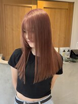 テトラ バイ ネオリーブ 横浜西口店(tetra by neolive)&nbsp;ピンクベージュ　ハイトーン　ケアブリーチ　切りっぱなし横浜★