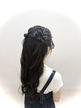 ルート(Ru-t) ★夜限定メニュー★「￥1500ヘアセット」14.あみこみハーフツイン