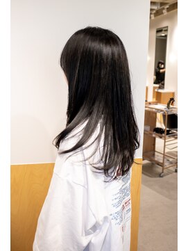 ワッカ(wacca) 暗髪　髪質改善カラー　ロング　ゆる巻き