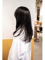 ワッカ(wacca) 暗髪 髪質改善カラー ロング ゆる巻き