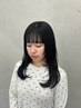 【梅雨のうねり対策◎】カット＋前髪縮毛矯正￥9500