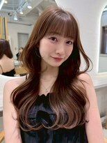 アプリ 大宮西口(appri)&nbsp;１韓国風ロングレイヤー顔まわりカット前髪艶髪透明感カラー