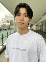 メンズヘア ガーデン 銀座(Men's hair GARDEN)&nbsp;センターパートスパイキーショートフェザーパーマmen's
