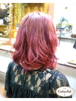 カラフル ヘアー(Colorful hair)&nbsp;色っぽ☆ベリーピンク