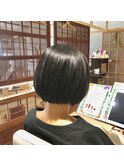 前下がりグラデーションボブ