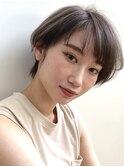 ハイトーンカラーハンサムショート