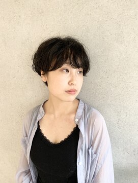 ミクマル(micmal) 30代40代人気♪大人かわいいマニッシュ丸みショートボブ