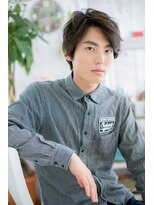 ミック ヘアアンドメイク アップ 駒込店(miq Hair&Make up)&nbsp;デキる男の◎モノトーングレージュニュアンスマッシュc1