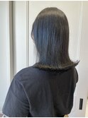 重く見えない 暗髪カラー秋×冬艶髪ミディアム２０代１０代