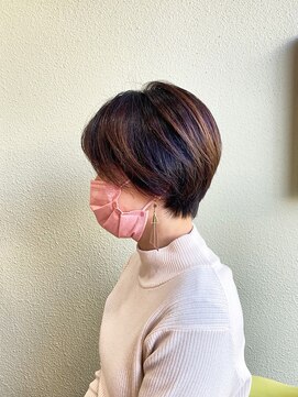 ライフヘアデザイン(Life hair design) 冬の大人グレージュショート☆