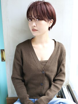 バース(BIRTH) 天神【BIRTH】モテ大人可愛いショート×暖色系カラー　20