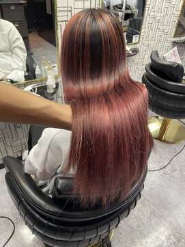 アローズ 久留米店(arose) 大人かわいいモーヴカラー艶カラー30代40代50代