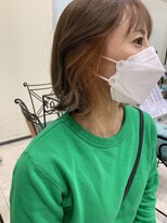 フォルテ 中田店 イヤリングカラー*オレンジベージュ