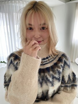 ガレージ バイ グリーン 原宿 表参道(Garage by green) 【loki】ハイトーン×ブロンド