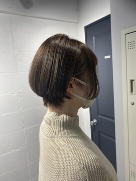 シェル 吉祥寺(shell) グレージュカラー/ボブウルフ/黒髪/ココアベージュ