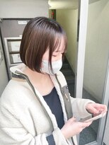 キャンバス バイ ネオリーブ 横浜西口(Canvas by neo.)&nbsp;ぱつっとボブ　ぷつっとボブ　インナーカラー　イヤリングカラー