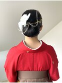 袴ヘアアレンジ