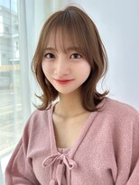 レイリー 原宿 表参道(Rayreee)&nbsp;ゆるふわくびれシースルー前髪ミディアム小顔カット/原宿