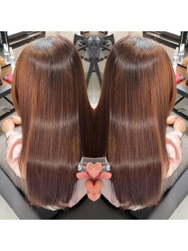 ジーナ 船橋(Zina) 髪質改善＊ロングレイヤーグレーベージュ＊美髪【Zina船橋】