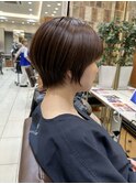 前髪あり大人小顔ショート/30代40代50代/岡野亘希