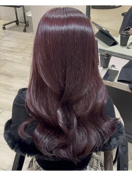 ユーフォリア 銀座本店(Euphoria) 【Mako】ピンクブラウン ブリーチなし 暖色 似合わせ モテヘア