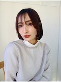 【目黒不動前美容室】姫カットボブ　顔まわりカットボブ