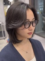 かきあげ前髪 ボブレイヤー レイヤーカット