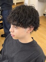 ビカム 名駅(become)&nbsp;【波巻きウルフ】名古屋メンズパーマスパイラルサーフカール