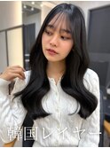韓国レイヤー/レイヤーカット/韓国ヘア/韓国スタイル