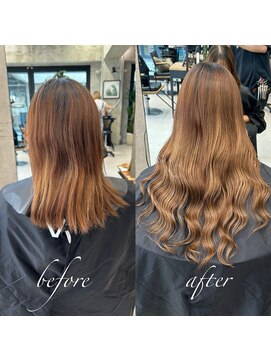 ルーフアクト(LUFE act) シールエクステで作るナチュラルグラデーション