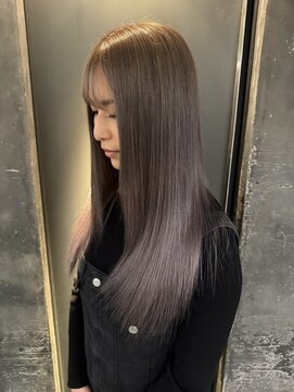 ランズ(LANDS) トリートメントブリーチでグレージュカラー☆