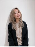 【今っぽ韓国レイヤー】垢抜けミルクティーベージュ