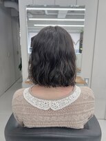 バルベストーキョーサウス(BARBES TOKYO SOUTH)&nbsp;ボブヘアのパーマアレンジ【清板】