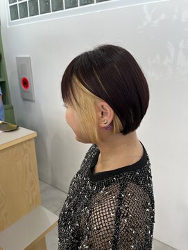 ソルア 上本町(solua) ショートボブ×インナーカラー
