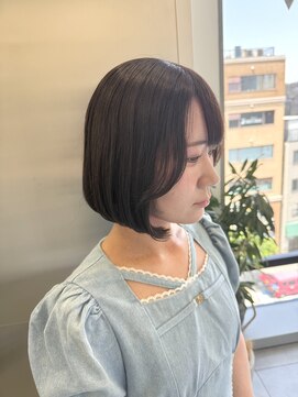 ゴウトゥデイシェアサロン 町田店(GO TODAY SHAiRE SALON) タッセルボブ/チョコブラウン【町田】