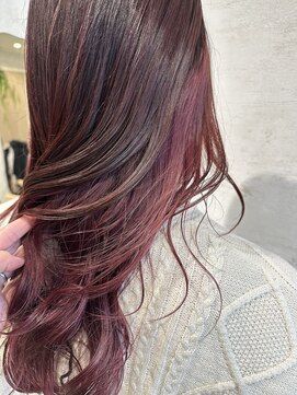 ネモス(nemos) ボルドーインナーカラー