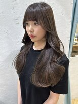 ロンドプランタン 恵比寿(Lond Printemps) ラベンダーミルクティー/暗めカラー/レイヤーカット/韓国/恵比寿