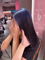 ダズリングディア(Dazzling Deer)&nbsp;青／ブラック／暗めカラー／ストレート／ミディアム／学割