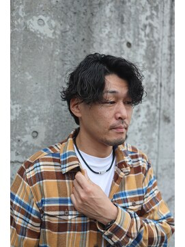 ハニー(HONEY) 波巻きスパイラルパーマ/波巻きパーマ/岡崎メンズパーマ