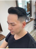 サイドパート　ハードパート　ローフェードスキン