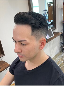 サイドパート　ハードパート　ローフェードスキン