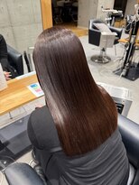 レックスヘアーインターナショナル(ReX HAIR INTERNATIONAL) 【山嵜 栞】ラベンダーブラウン/ぱつっとロング/心斎橋