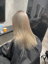 ラッシュヘアエン(Rush hair en) ブロンド/カラー/ブリーチ/倉敷/ワンホンヘア/レイヤーカット