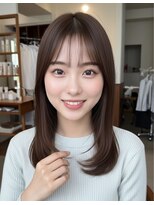テン(TEN)&nbsp;大人ミディアムヘア　白髪染め/白髪ぼかし/ハイライトUP