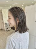 切りっぱなしボブ/外ハネ/タッセルボブ/大人可愛い/ミディアム