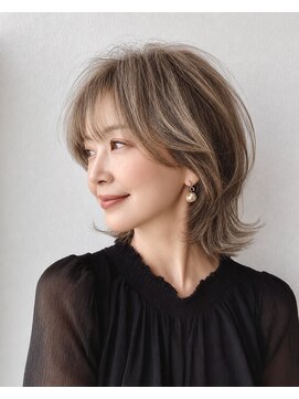 ハーツ(Heart's) 白髪ぼかし脱白髪染め大人レイヤー40代50代60代